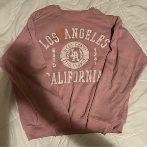 Pink Los Angeles Sweatshirt- Grayson Threads